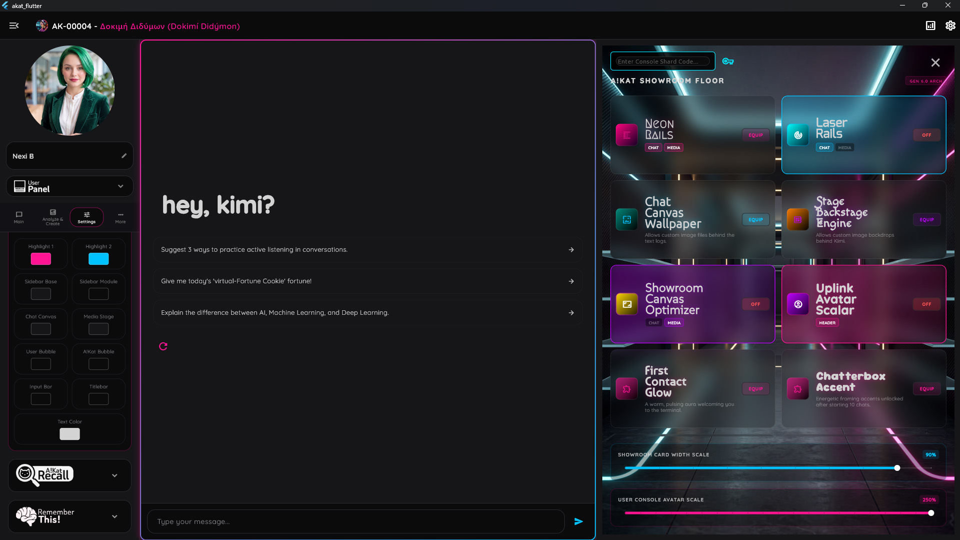 A!Kat Gen 6 - Unlockable Theme Center Modules